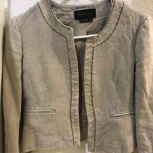 Crop linen Jacket